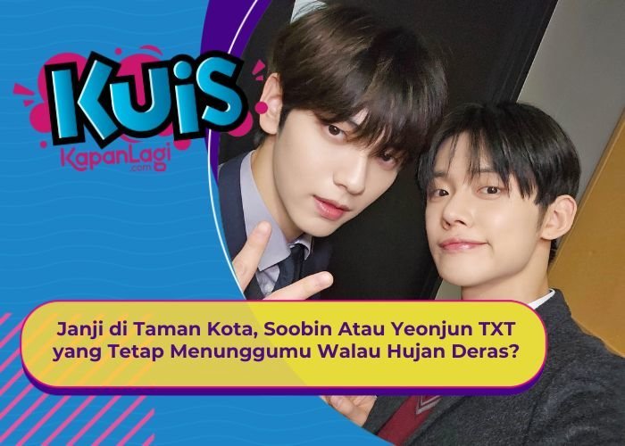 [KONTEN KOREA] Janji di Taman Kota, Soobin Atau Yeonjun TXT yang Tetap Menunggumu Walau Hujan Deras?