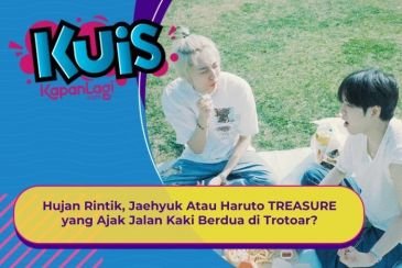 [KONTEN KOREA] Hujan Rintik, Jaehyuk Atau Haruto TREASURE yang Ajak Jalan Kaki Berdua di Trotoar?