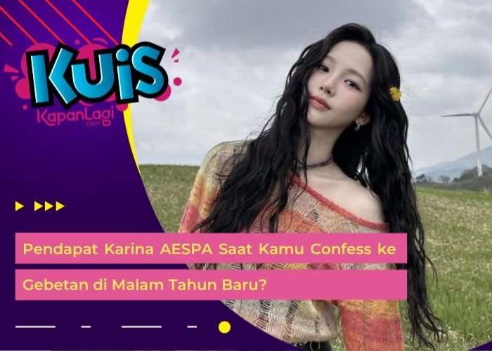 [KONTEN KOREA] Pendapat Karina AESPA Saat Kamu Confess ke Gebetan di Malam Tahun Baru?