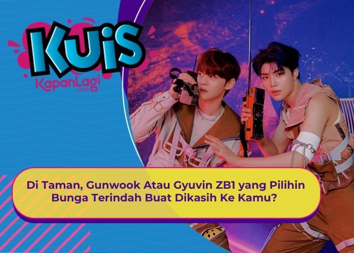 [KONTEN KOREA] Di Taman, Gunwook Atau Gyuvin ZB1 yang Pilihin Bunga Terindah Buat Dikasih Ke Kamu?