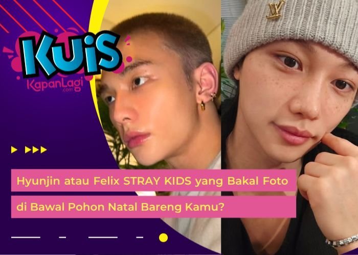 [KONTEN KOREA]  Hyunjin atau Felix STRAY KIDS yang Bakal Foto di Bawal Pohon Natal Bareng Kamu?