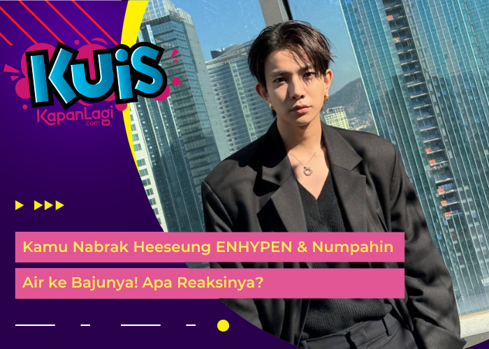 [KONTEN KOREA] Kamu Nabrak Heeseung ENHYPEN & Numpahin Air ke Bajunya! Apa Reaksinya?