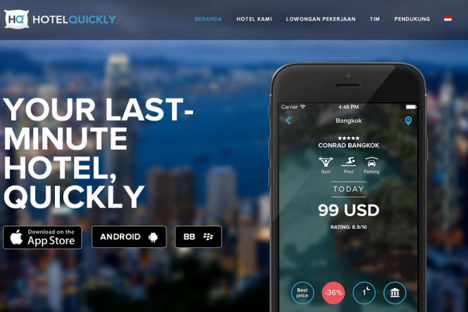 HotelQuickly, layanan paling pas buat yang kebelet cari hotel