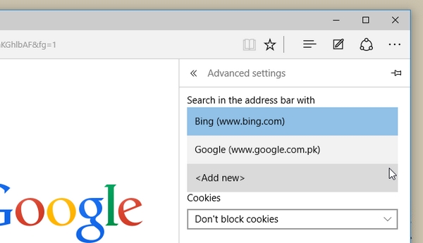 how to remove microsoft edge and default search engine