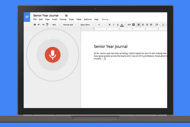 Sekarang mengetik di Google Docs bisa menggunakan suara