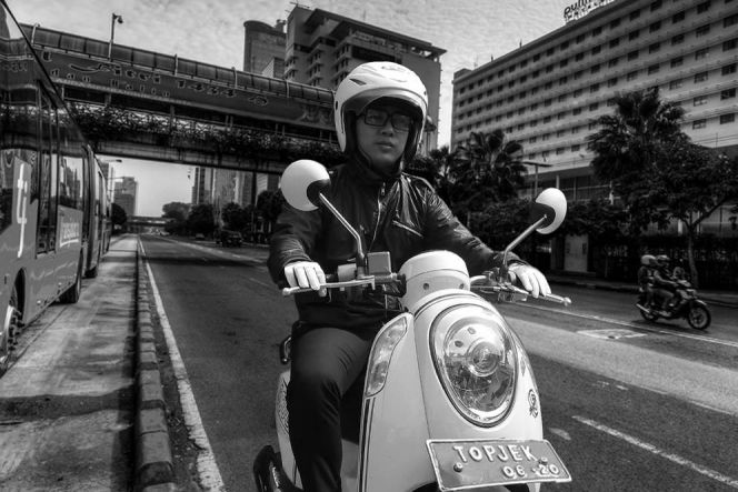 Pendaftaran pengemudi Topjek ramai dijejali pendaftar