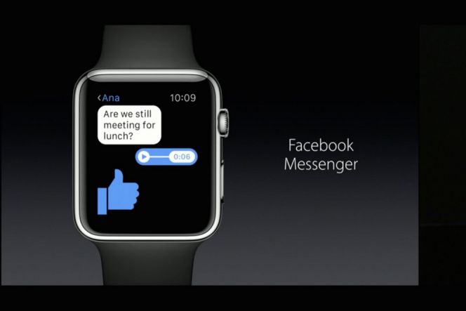 Facebook Messenger sudah tersedia di Apple Watch