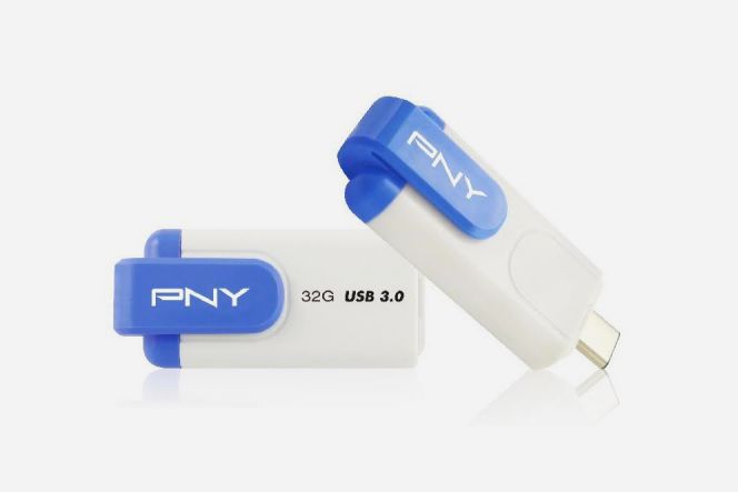 Flash drive dari PNY ini hanya gunakan USB 3.0 tipe-C