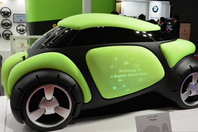 Airbag terletak di luar, bagaimana cara kerja mobil futuristik ini?