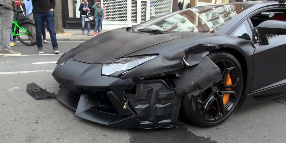 Deretan Kecelakaan  Lamborghini di  Indonesia  Money id