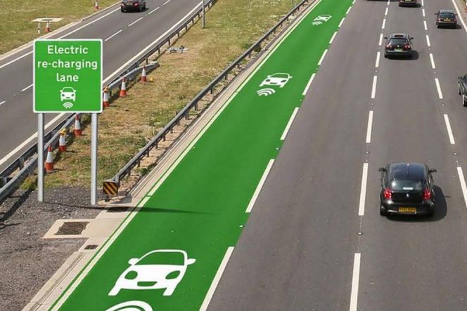 Inggris uji teknologi jalan yang bisa isi daya mobil listrik