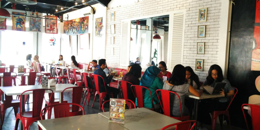 Comic Cafe  Tempat Nongkrong Anak  Muda  Beromzet Ratusan 