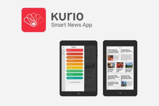 Ini wajah baru aplikasi baca berita Kurio