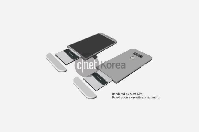 Beda dari yang lain, baterai LG G5 dirancang seperti kartu ATM