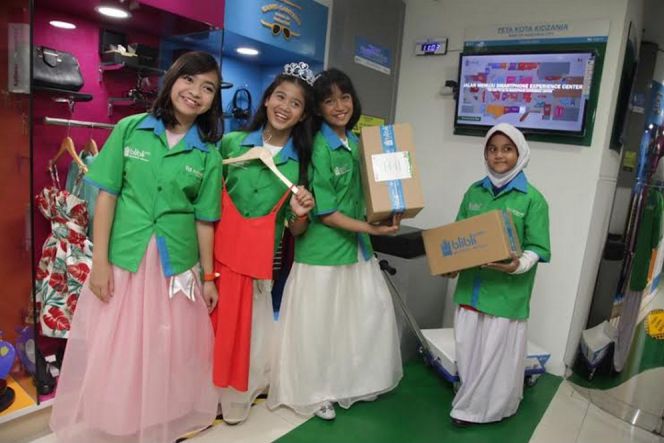 Anak-anak KidZania Jakarta diajarkan ilmu e-commerce oleh Blibli.com