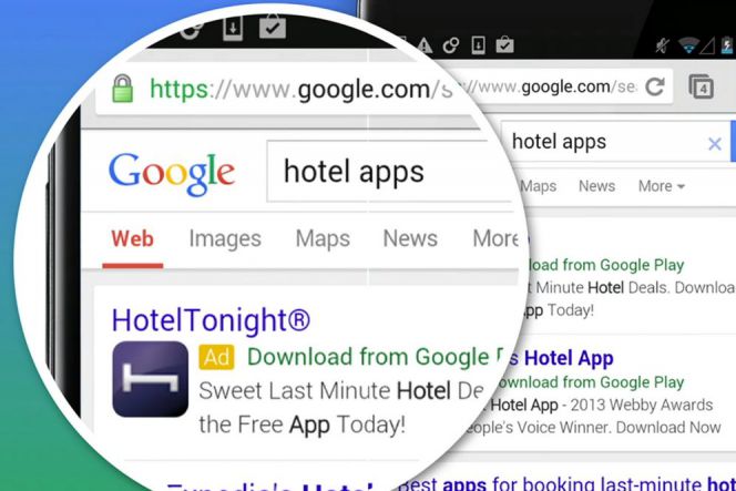Pengguna Android bisa instal aplikasi dari hasil pencarian Google