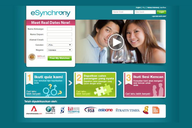 Cari pasangan untuk serius? Bisa coba eSynchrony
