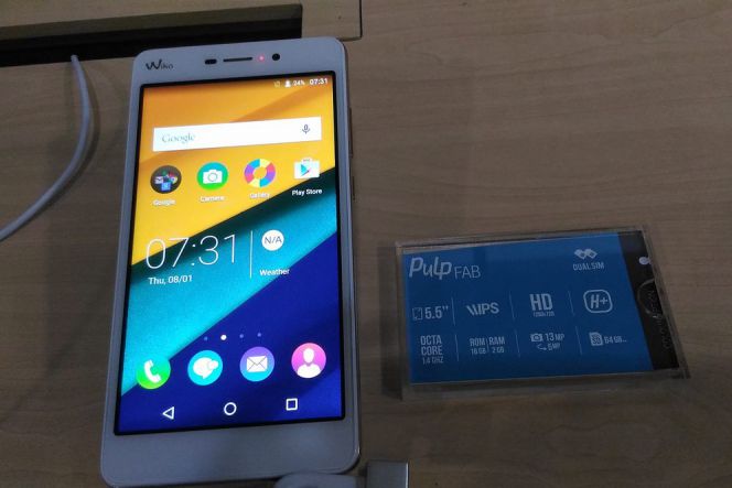 Wiko awali tahun monyet emas dengan phablet Pulp Fab