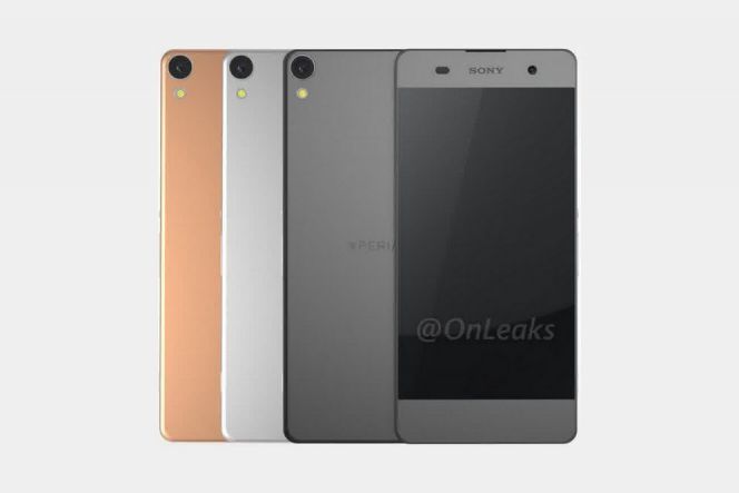 Layar Sony Xperia C6 tampak lebar hampir tanpa bezel