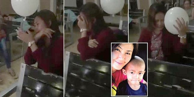 Arwah Sang Buah Hati Menghibur Sang Bunda Lewat Balon?