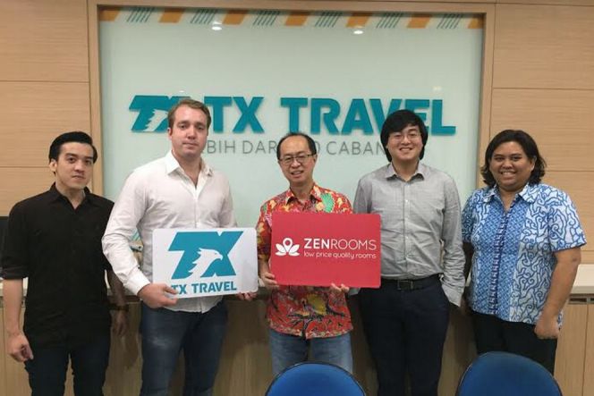 ZEN Rooms dan TX Travel berkolaborasi permudah pencarian hotel murah