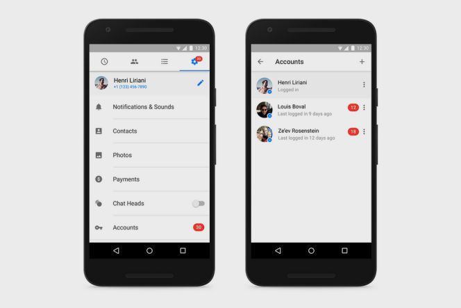 Fitur Multiple Account di Messenger resmi hadir bagi pengguna Android