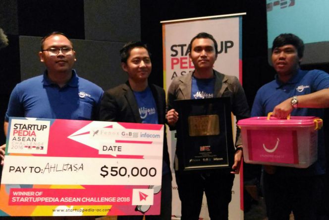 Startuppedia Asean Challenge 2016 umumkan AhliJasa.com sebagai jawara