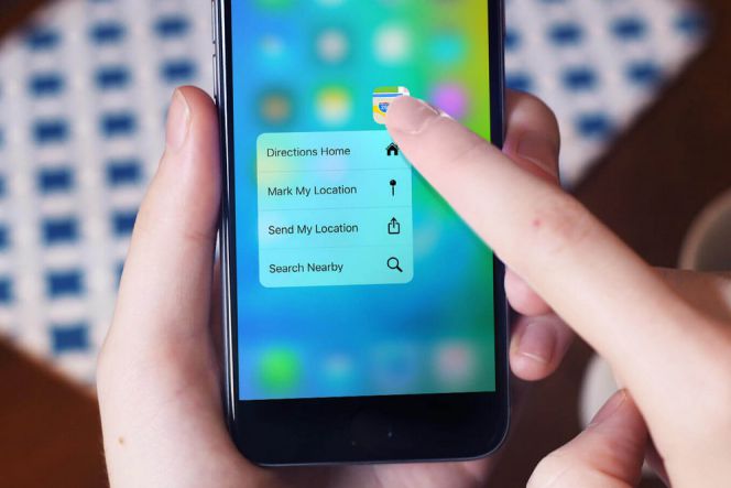 Konsep iOS 10 yang fungsikan 3D Touch di control center