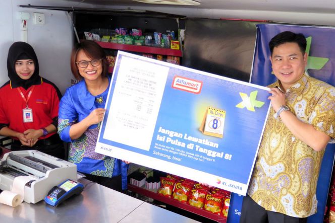 XL rangkul Alfamart kasih promo isi ulang pulsa