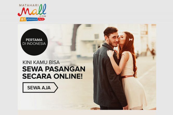 MatahariMall sewakan wanita-wanita cantik untuk dijadikan pacar?