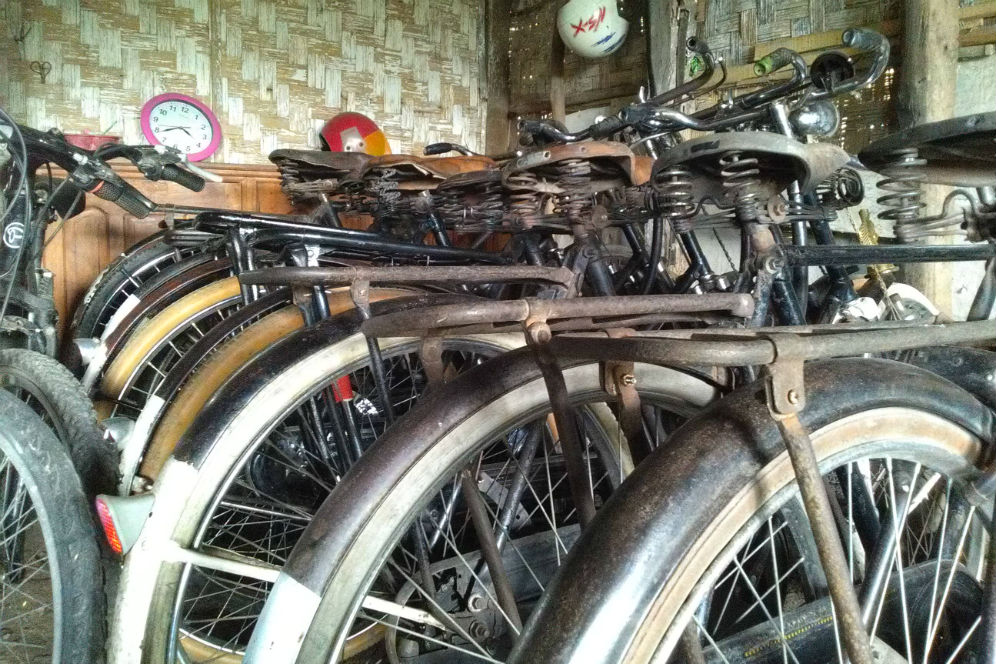 sepeda tua pada zaman belanda