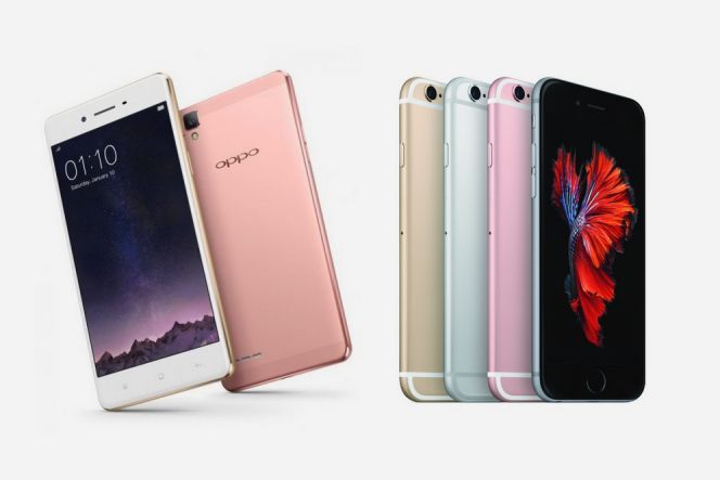 Sanggupkah kamera depan Oppo F1 Plus kalahkan iPhone 6S?
