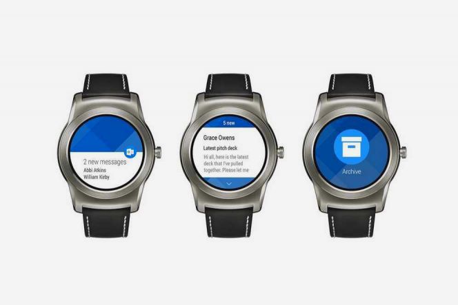 Microsoft Outlook hadir di smartwatch Android Wear