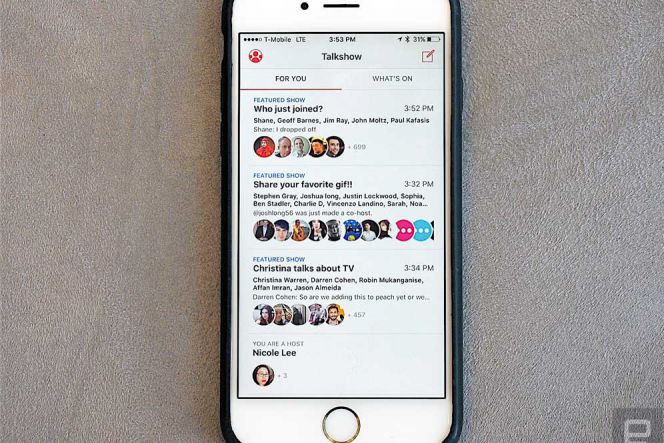 Talkshow, aplikasi Messenger tanpa private chat