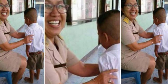 Pakai Celana Terbalik, Bocah Ini Tak Bisa Pipis