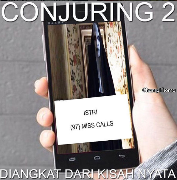 meme The Conjuring 2 © 2016 storibriti.com/istimewa