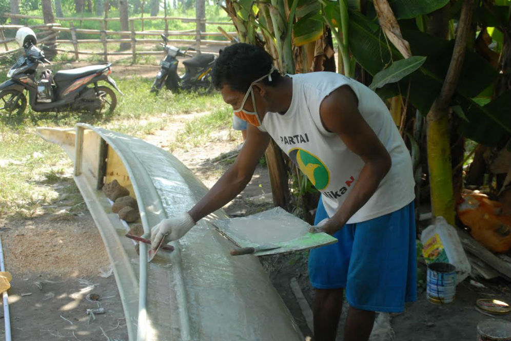 perahu nelayan fiberglass