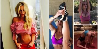 Foto-foto Britney Spears lagi olahraga, siapa bilang sudah nggak fit?