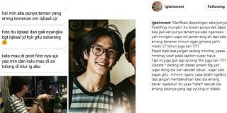 Heboh foto Iqbaal CJR sedang pegang rokok dan minum bir