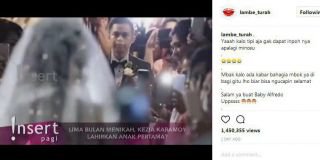 lima bulan nikah, Kezia Karamoy lahiran, anaknya namanya Alfredo?