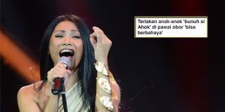 Anggun komentarin anak-anak teriak 'bunuh ahok', netizen emosi!