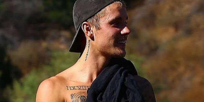  Tato  di perut  Justin Bieber bikin fans syok