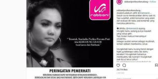 Usai dikritik karena 'tawarkan' hijab gratis pada Rina Nose, Rabbani Kembali Dikecam