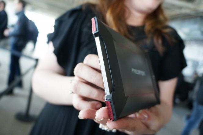 Tablet Acer Predator dipamerkan di New York, Amerika Serikat.