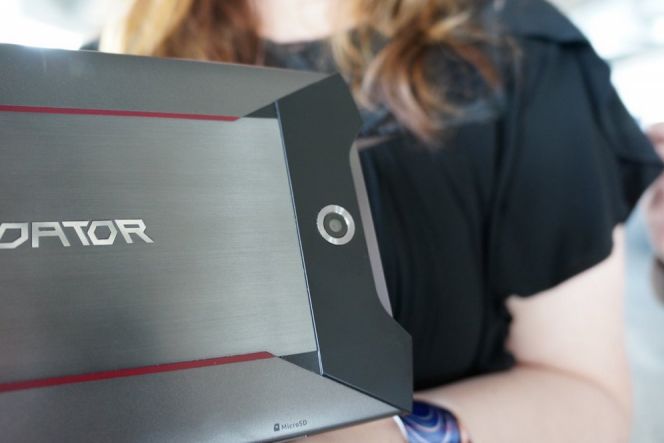 Tablet Acer Predator dipamerkan di New York, Amerika Serikat.