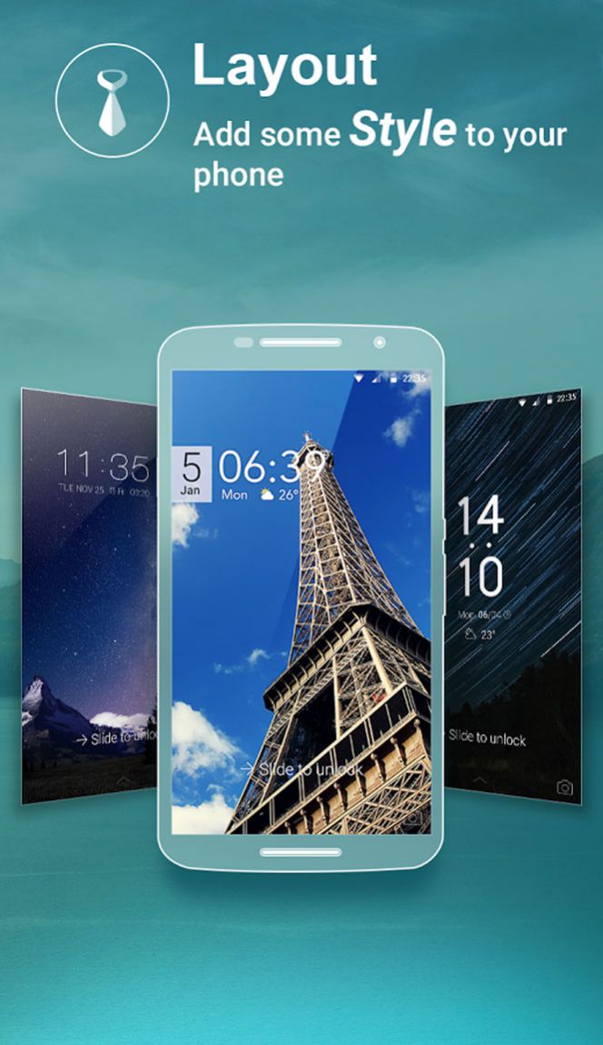 Setelah pengaturan awal selesai, Anda bisa memilih, tema dan wallpaper mana yang akan digunakan. Anda juga bisa menggunakan wallpapaer dari galeri ponsel.