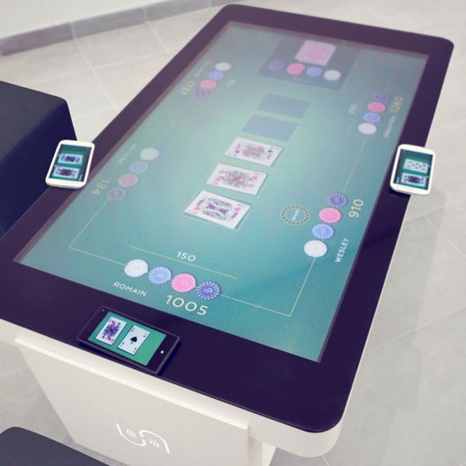 Bermain kartu secara virtual bersama teman sejawat dengan Tabata Touch Table merupakan tantangan tersendiri. Bagaimana menurut Anda? Yuk simak foto berikutnya...