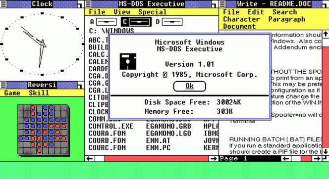 WINDOWS 1.0 (1985)