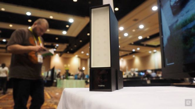 Netatmo Presence saat diperkenalkan di ajang tahunan CES 2016.