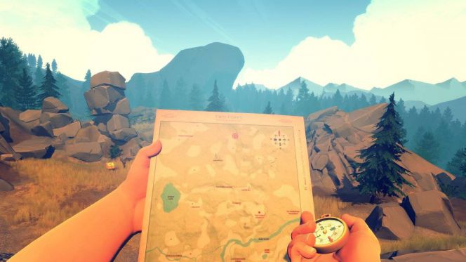 Di dalam games ini, Anda hanya dibekali dengan walkie talkie, peta, dan sebuah kompas untuk bertualang di alam liar.